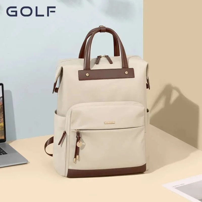 Golfový batoh, tašky, dámská taška na notebook, batoh pro mládež, elegantní, velká, pro studentky a studentky do 15,6", nylonová kabelka, trendy_voghion.com