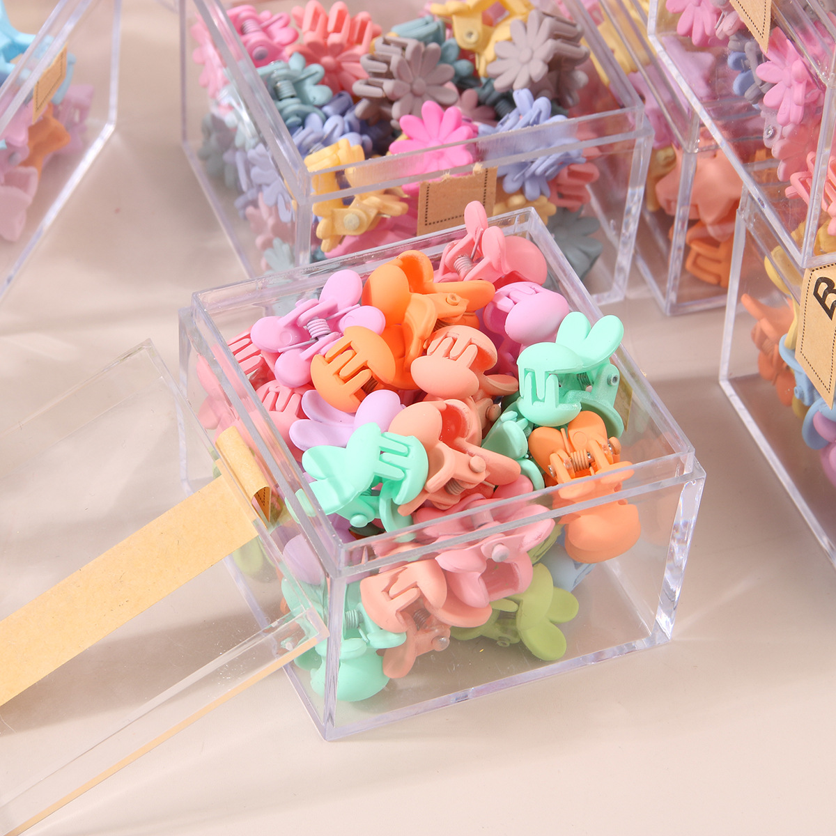 Guanyang candy color boxed hairpin small clip children's cute mini small clip bangs side clip broken hairpin_voghion.com