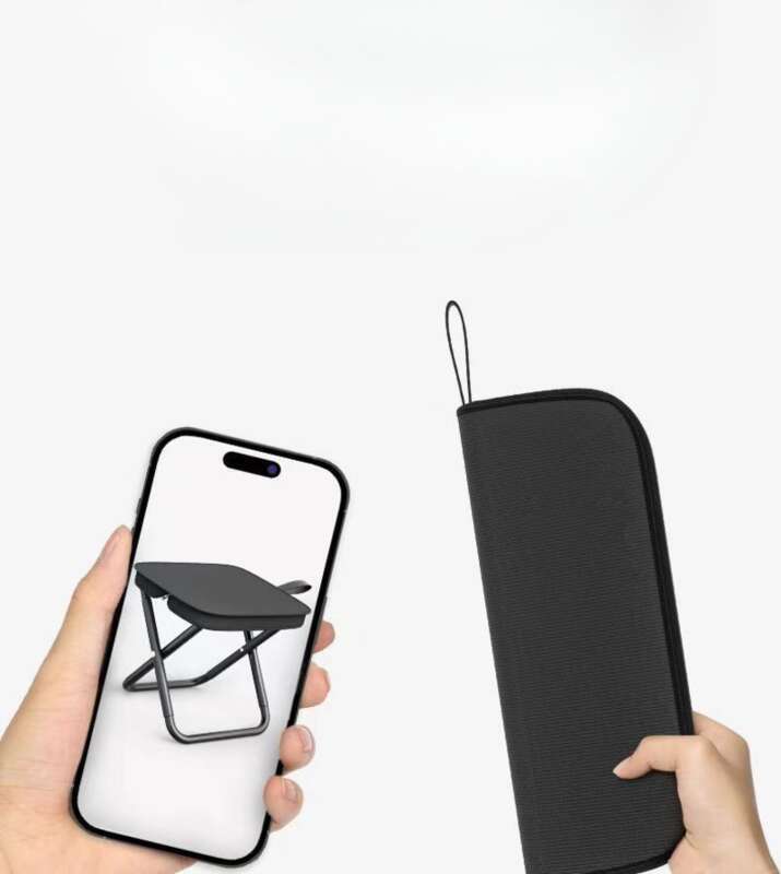 Estojo dobrável para lápis, pequeno banco portátil para pesca, camping, turismo, cadeira de lazer_voghion.com