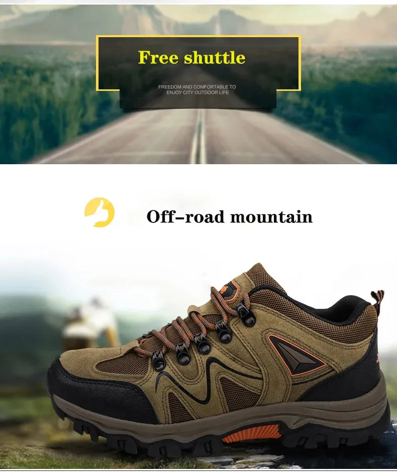 Herren Wanderschuhe Rutschfest Warm Outdoor Trekkingschuhe_voghion.com