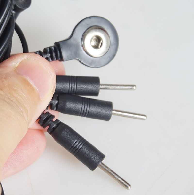 Cavi per elettrodi Estim E stim, adattatore per cavo BDSM per elettroshock, sesso elettrico_voghion.com