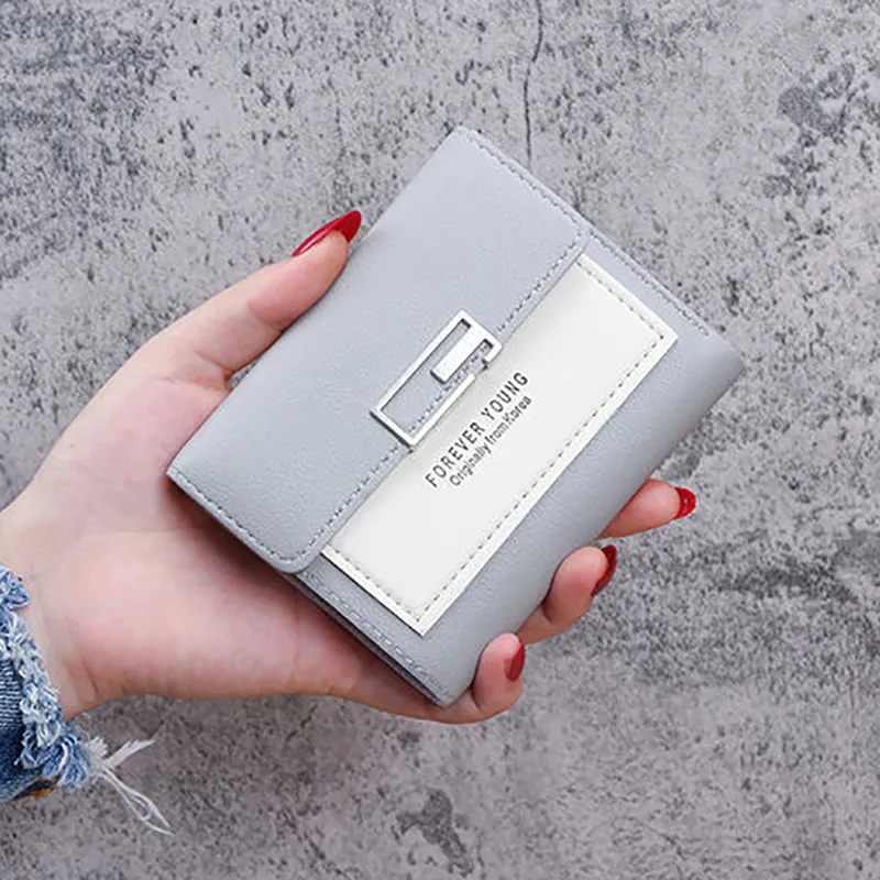 Süße Mini Mode Frauen Designer Leder Geldbörse weibliche Haspe Brieftasche_voghion.com
