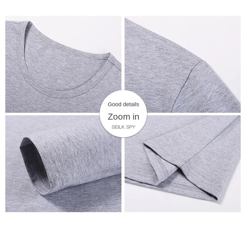 Topkwaliteit 95% katoen Designer Nieuw modemerk T-shirt Heren T-shirt Effen Trendy Lange mouwen Tops Casual Heren_voghion.com