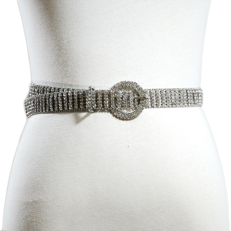New Water Diamond Belt Bride Cover Wedding Accessories Matching Body Waist Chain_voghion.com