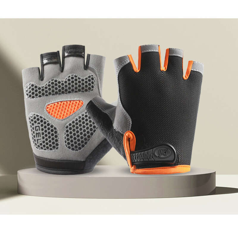 Half Men's Outdoor Fitness And Sports, Thin Breathable, Non Slip, Wear-resistant, Mountaineering, Rock Climbing, Exposed_voghion.com