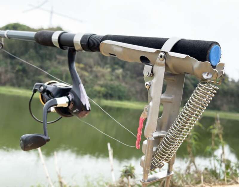 Sea Automatic Bouncing Up Fishing Artifact Sea Rod Gun Torreta Suporte de Pólo Inserção Multifuncional Inserção no Solo_voghion.com