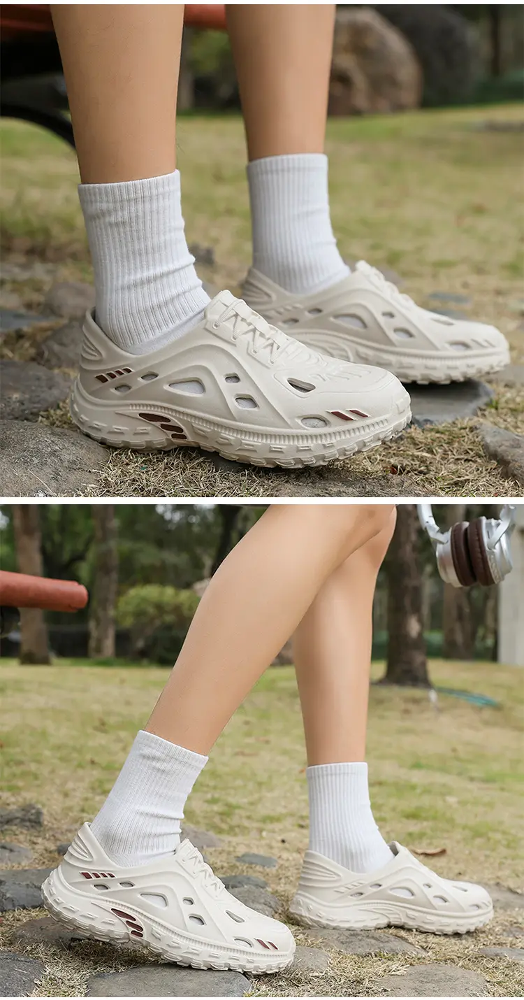 Summer Hole Sandals For Men Lightweight Eva Breathable Slippers_voghion.com