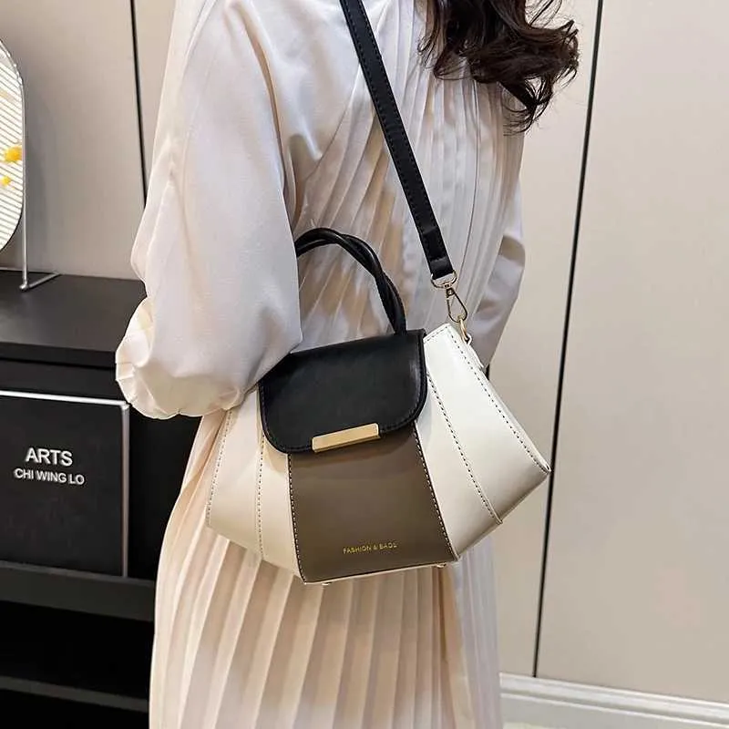 High Quality Soft Leather Handbag Women Purses Female Designer Patchwork Ladies Shoulder Crossbody Bag Sac A Main_voghion.com