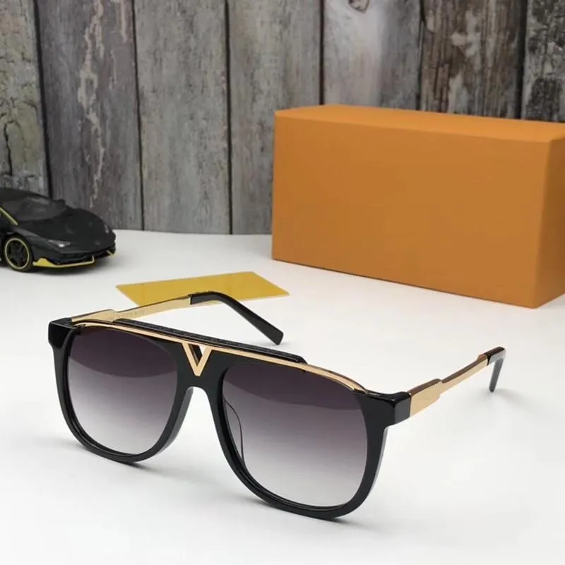 Occhiali da sole uomo designer stile retrò vintage oro_voghion.com