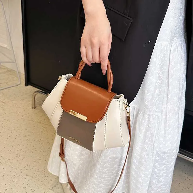 High Quality Soft Leather Handbag Women Purses Female Designer Patchwork Ladies Shoulder Crossbody Bag Sac A Main_voghion.com