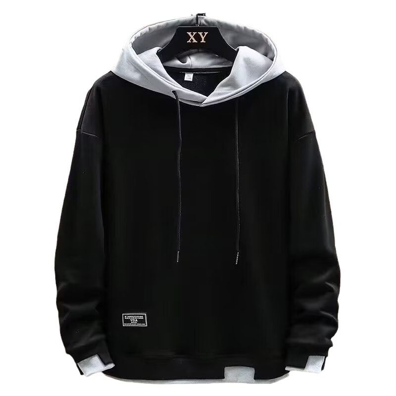 Zweiteiliger Pullover Trend 2023 Dünne Modemarke Herren Frühling und Herbst Freizeit Lockerer Kapuzenmantel_voghion.com