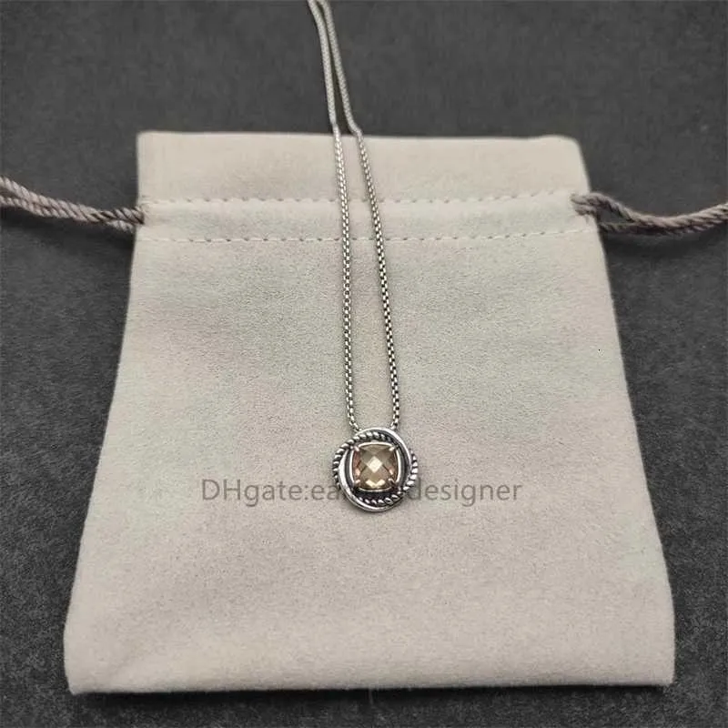 Colar com pingente redondo de safira e zircônia sólida, gargantilha com corrente, colar feminino moderno_voghion.com
