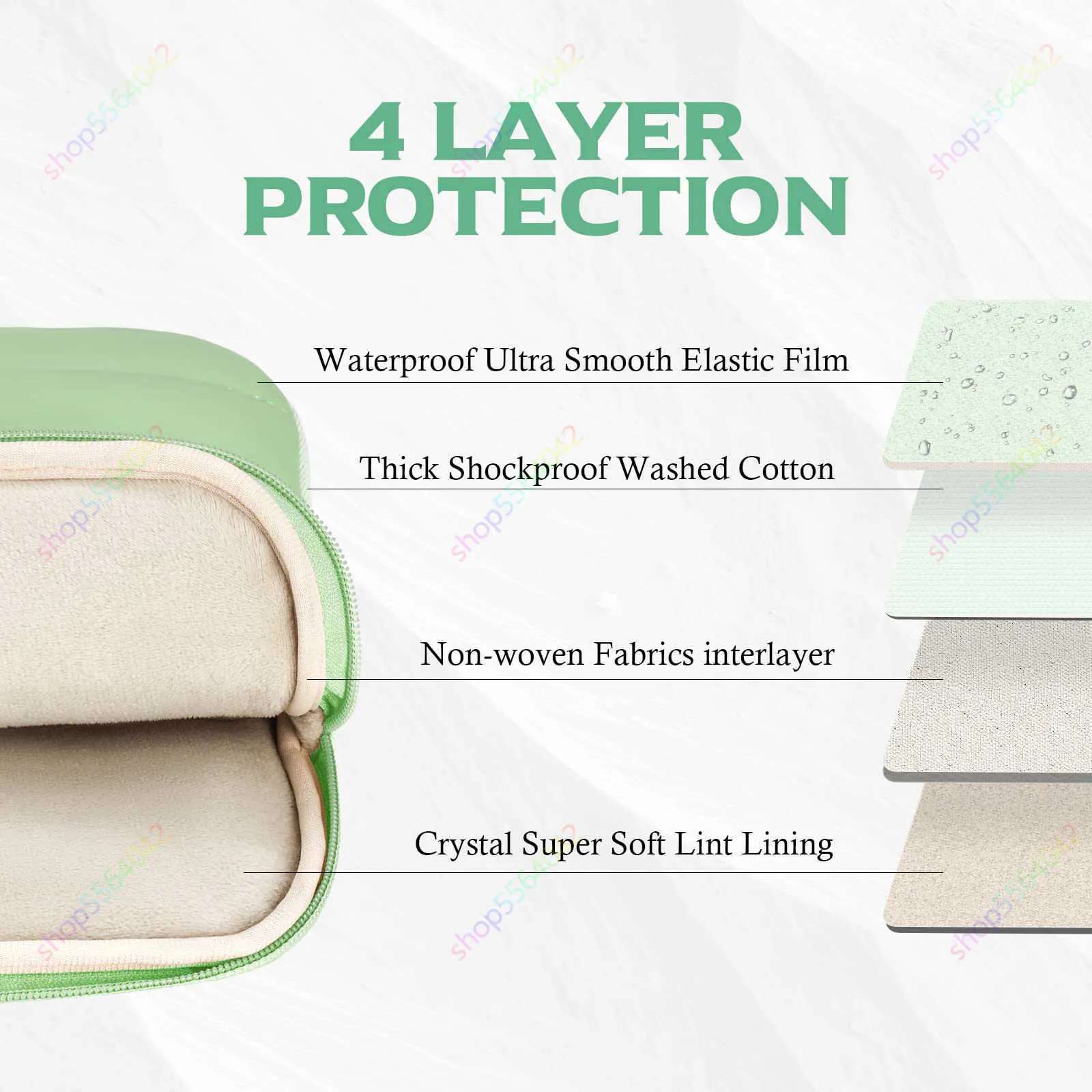 2024 New Puffy Laptop Sleeve Case for Book 15 M2 2020 Air A2337 M1 Pro 13 14 A2779 Pro16 A2780 Waterproof Notebook_voghion.com