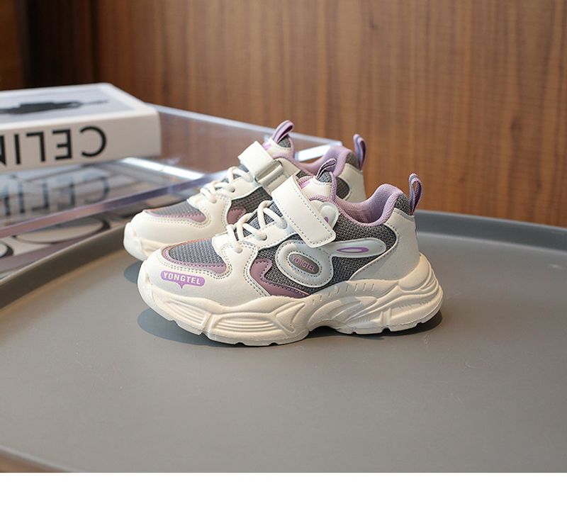 Casual shoes children in spring and autumn, new styles for girls, boys' mesh, 2024 sports shoes, mid size, soft soled,_voghion.com