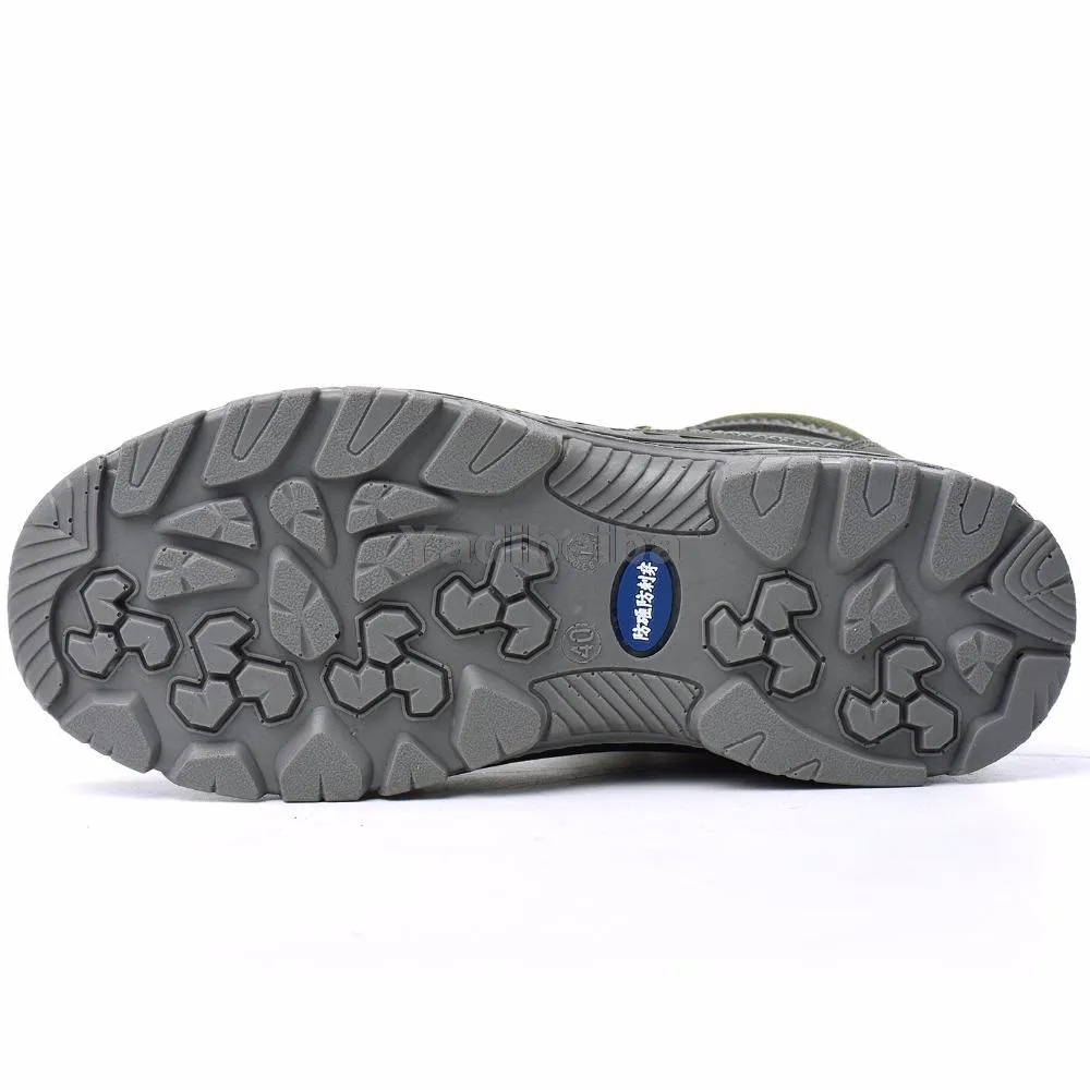Für Sicherheit Wasserdichte Sicherheit Knöchel Schuhe Anti-smashing Stahl Kappe Kappe Winter Männer Bau Arbeit Stiefel a60c_voghion.com