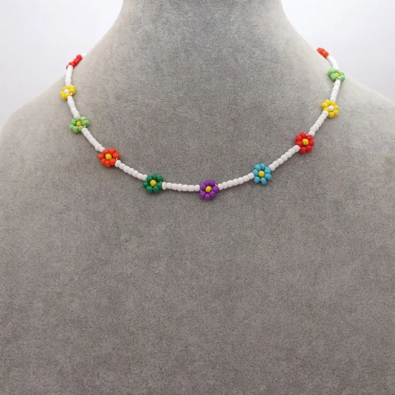 Chains Resin Beaded Clavicle Necklaces Women Summer Jewelry Neck For Woman_voghion.com