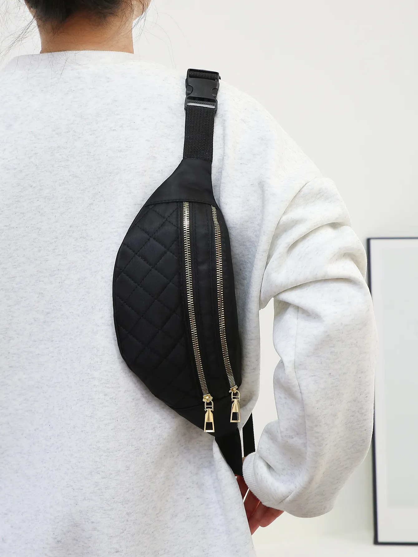 Sac banane pour femme, sac de voyage à bandoulière, pochette pour argent, sacs de poitrine, ceinture, poche pour sac à main_voghion.com