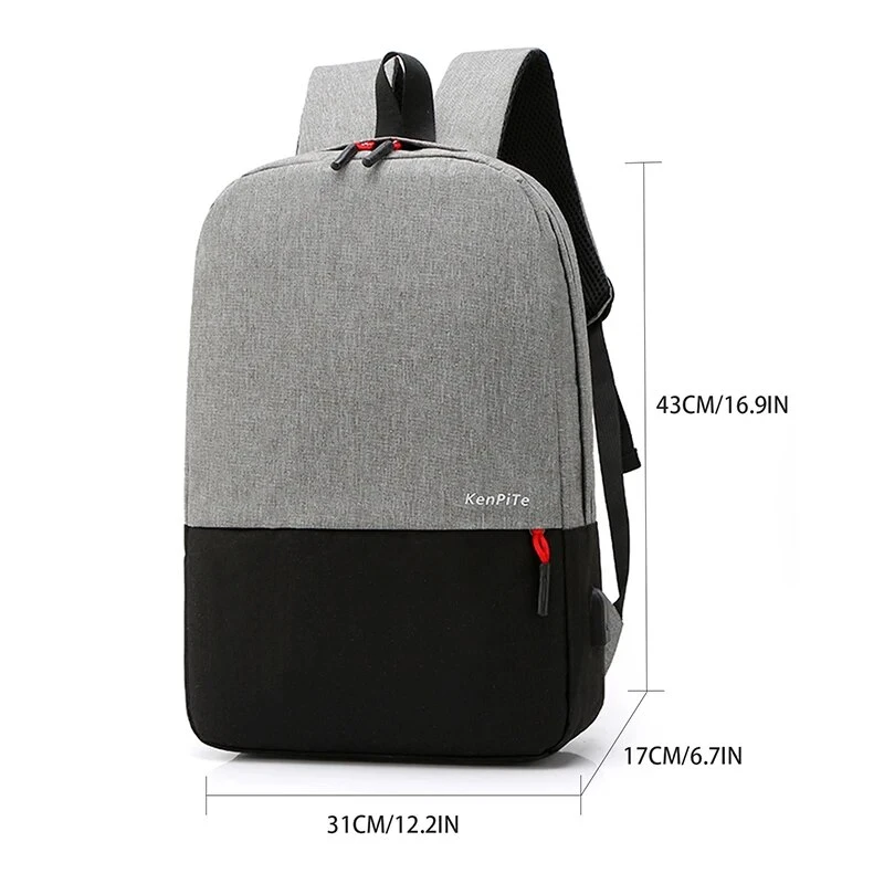 Geschäftslebenstasche für Männer, tragbares USB-Multifunktionsladegerät, große Kapazität, Oxford Grill, tragbares Bürogerät, 14"_voghion.com