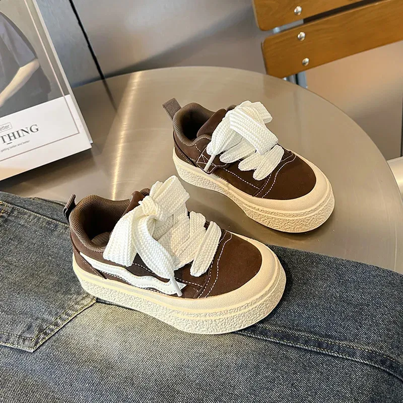 Childrens round toes comfortable and fashionable anti slip sports childrens soft soled casual edition shoes 240912_voghion.com