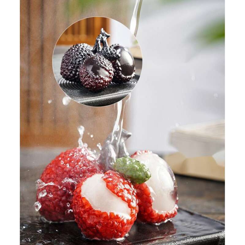 [30 dias de promoção imperdível 3236 peças] Decoração de lichia com mudança de cor_voghion.com