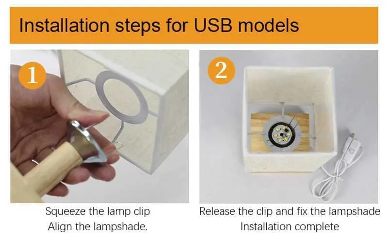 Chinese-Style USB Table Lamp - Dimmable Fabric Shade_voghion.com