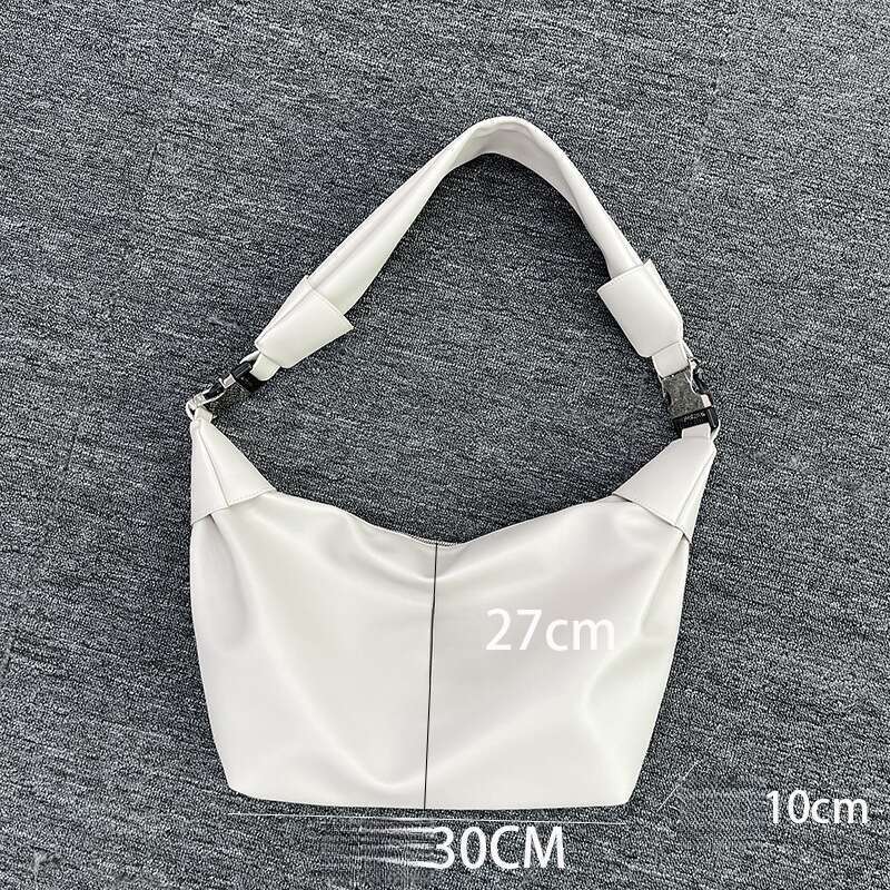 Herren Umhängetasche Aus Weichem Leder Dumpling Tasche Einfarbig_voghion.com