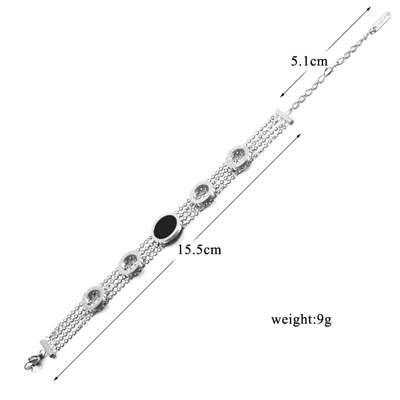 Armreif Römischer Edelstahl Sier Armbänder Charme Goldfarbe Kundenspezifische Designer Französische Armreifen Für Frauen Hochzeitsgeschenke_voghion.com