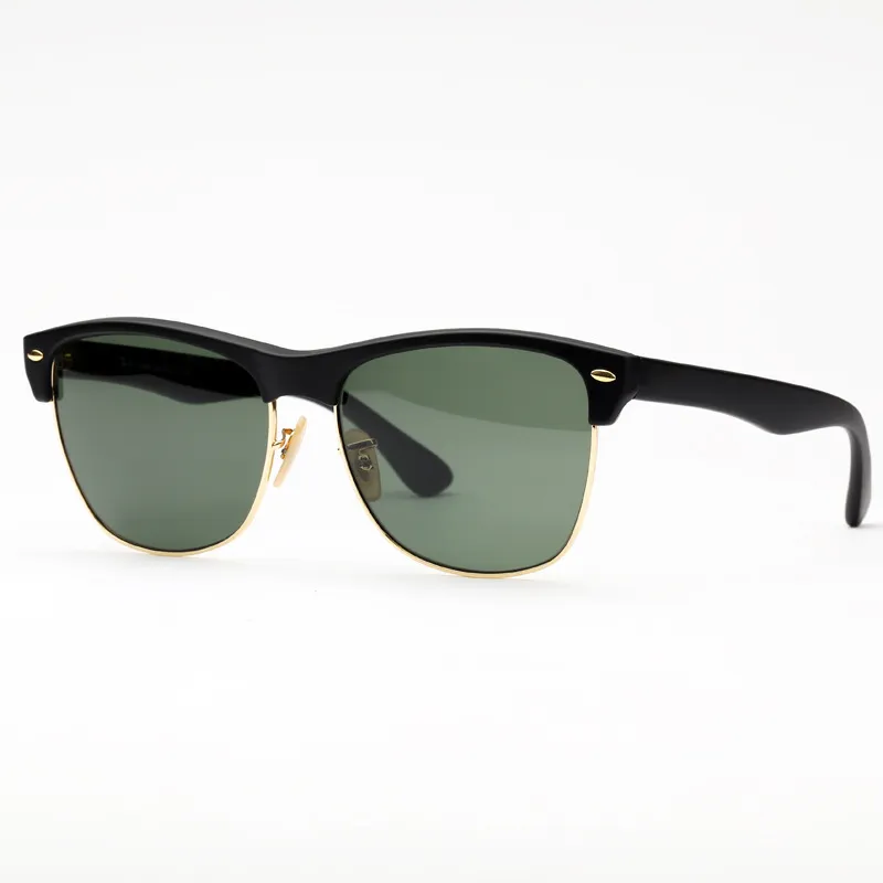 Occhiali da sole da uomo e da donna di alta qualità con montatura in nylon oversize per occhiali da sole da uomo con lenti in vero vetro Oculos Lunette De Soleil_voghion.com