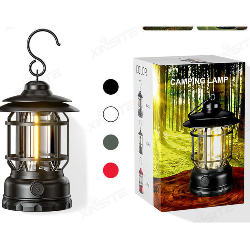 Atmosphäre Flamme Camping Lichter Zelt Pferd Laternen Outdoor Lade Laterne Geschenk_voghion.com