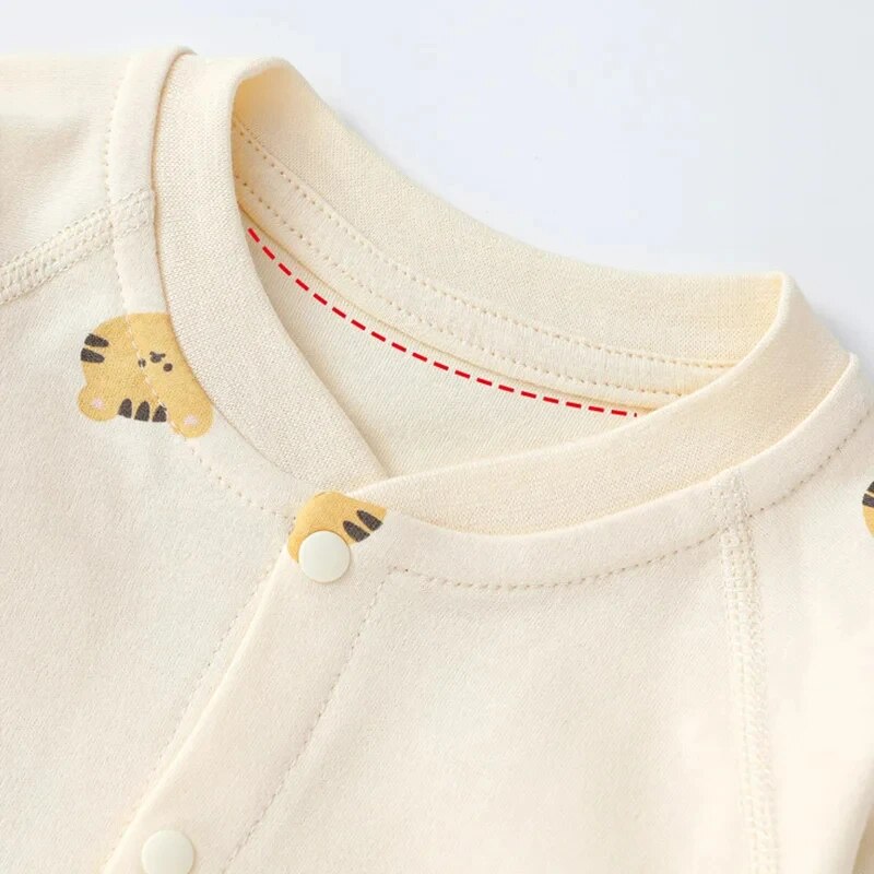Autumn Baby Romper for Boys Girls Clothes Cartoon Bear Printed Jumpsuit Newborn One-Pieces Onesie Korean Toddler Infant_voghion.com