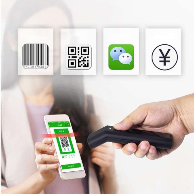 Agile R50 Bluetooth Wireless QR Code Scanner Handheld Lager Inventar Mit Basis_voghion.com