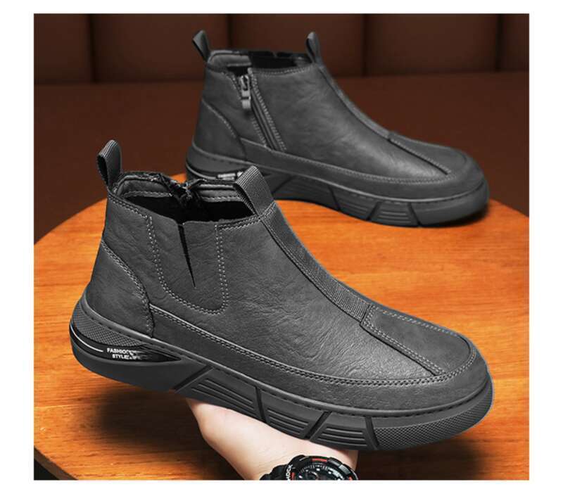 Herbst Neue Martin Stiefel Dicker Boden Britische Freizeitkleidung Arbeitsstiefel Herrenschuhe_voghion.com