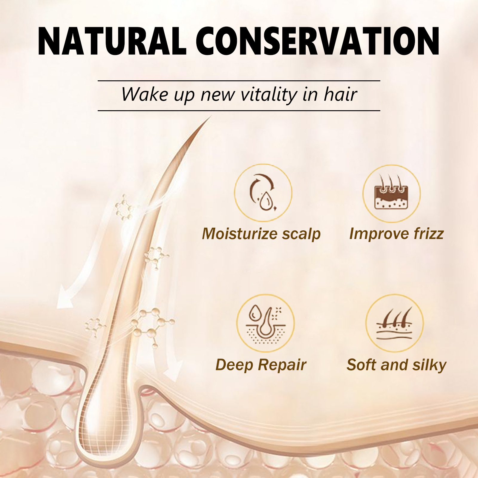 Repairs Nourishing Dyeing, Scalding, Splitting, Dry, Damaged, Moisturizing, and Soothing Hair Mask 2024 new_voghion.com