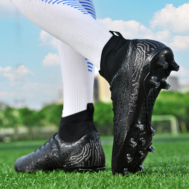 Fußball-Herren- und Damen-Langspikes, gebrochene Nägel, Sportschuhe für Erwachsene, große TF-Kunstrasen-Trainingsschuhe_voghion.com