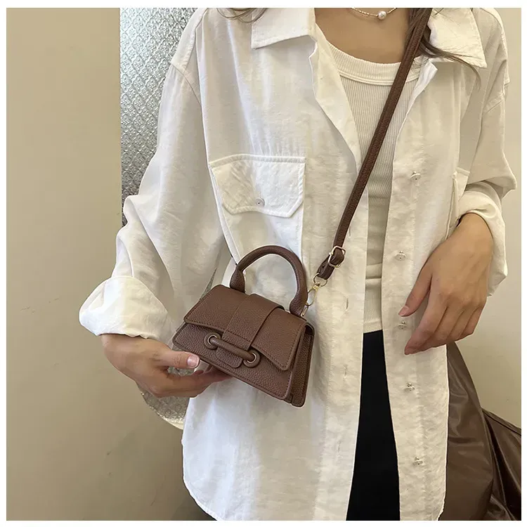 Borse a tracolla firmate 2025, nuove, da donna, con patta, alla moda, nere e bianche, quadrate, a tracolla_voghion.com