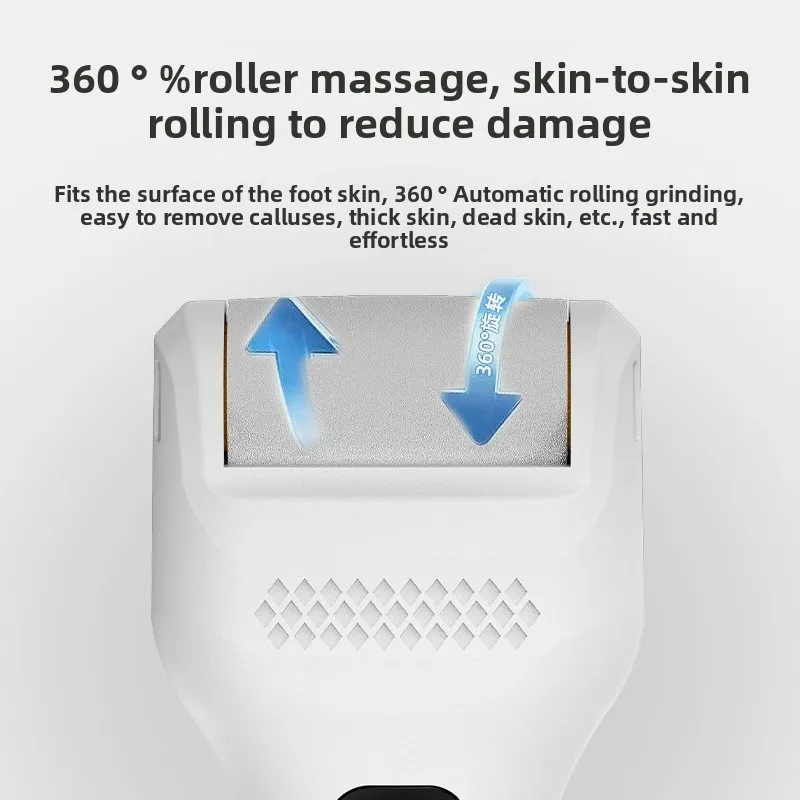 Râpe à pieds électrique rechargeable pour peau morte et callosités_voghion.com