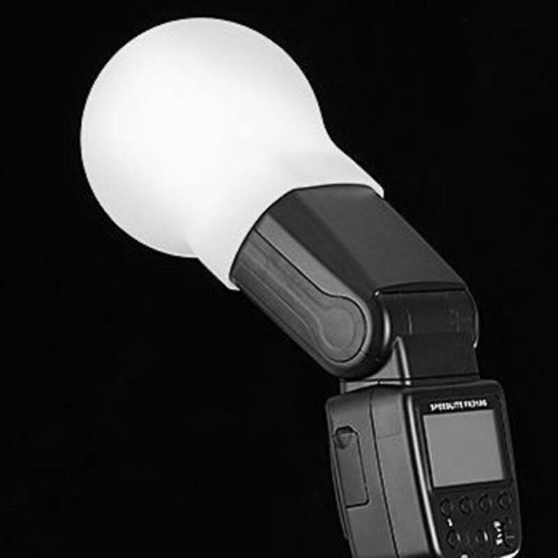 Stande Flash Zubehör Sphärische Halbkugel Quadratische Abdeckung Kreisförmige Weiche Licht Tuch Tragbare Universal Kamera_voghion.com