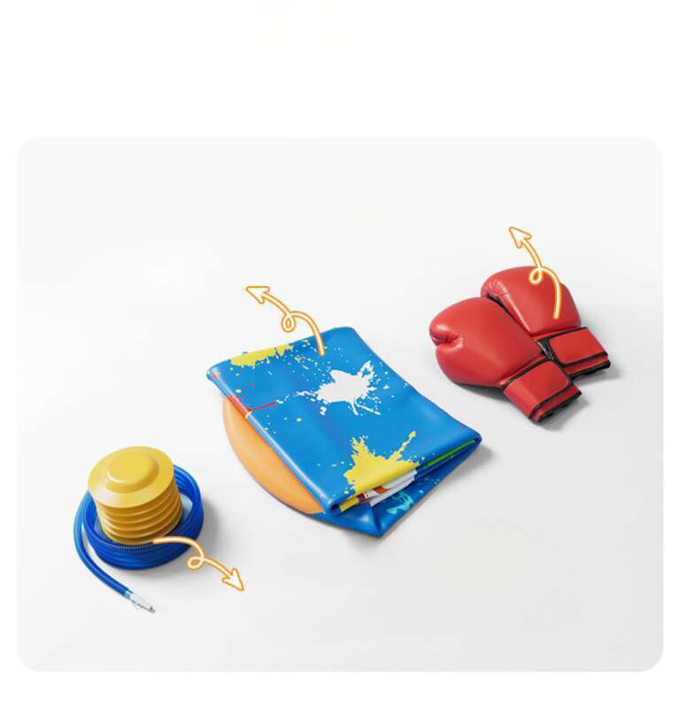 Children's Inflatable Column, Tumbler Sandbag, Sanda Taekwondo Household, Children's Fitness Exercise, Boxing Sandbag_voghion.com