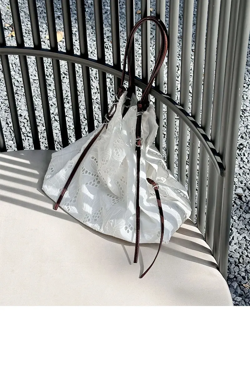 HIGHREAL Handbags Beach Lightweight Students Shoulder Casual Tote Female Style Shopping Woven Bags For Women 240826_voghion.com