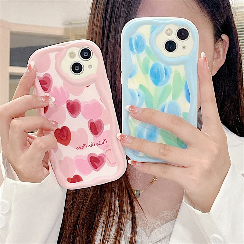 Stossfeste 3d Wellen Handyhülle Für Realme Modelle Rundumschutz_voghion.com