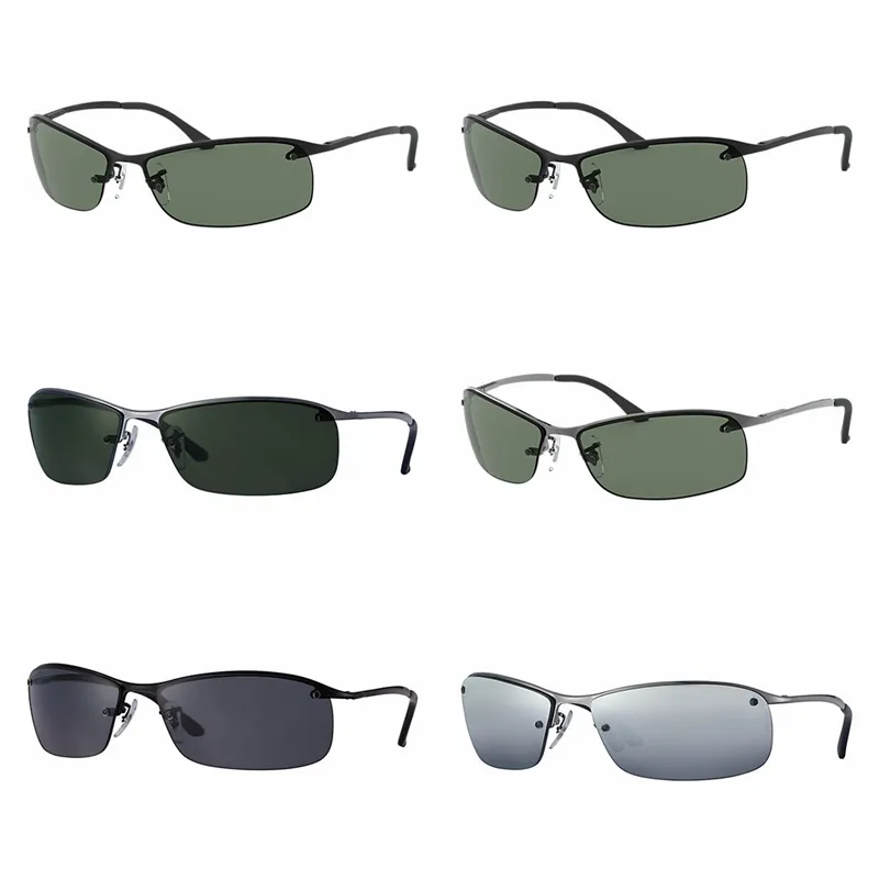 Polariséiert Sonnebrëller Sport Brëller fir a Fraen Fueren Lafen Rimless Ultralight Frame Sonnebrëll Männer UV400 UV_voghion.com
