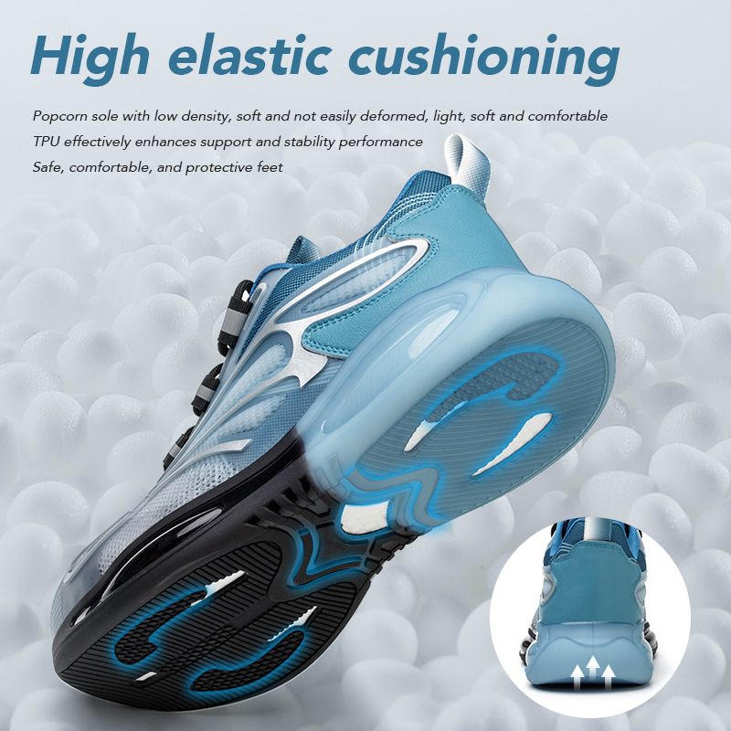 Breathable safety anti-slip wear-ristant steel baotong work men's anti-smashing and anti-piercing labor protection_voghion.com
