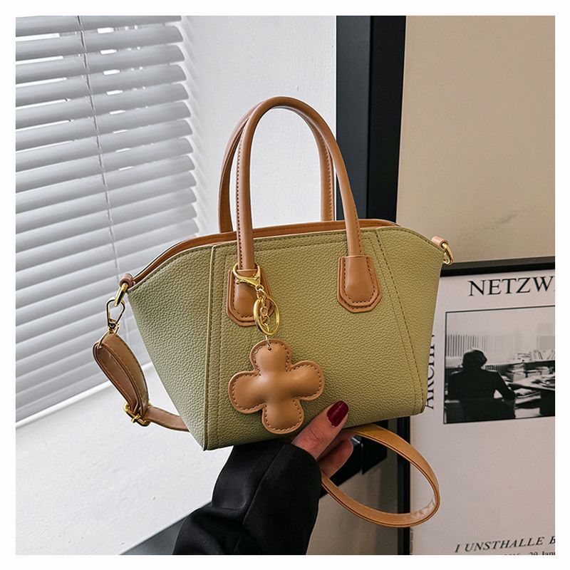 Handtaschen Kontrastfarbe Schulter Messenger Bag Damen Strukturierte Abendtasche Trendy Fashion Unterarmtasche_voghion.com