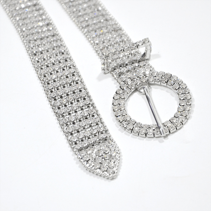 New Water Diamond Belt Bride Cover Wedding Accessories Matching Body Waist Chain_voghion.com