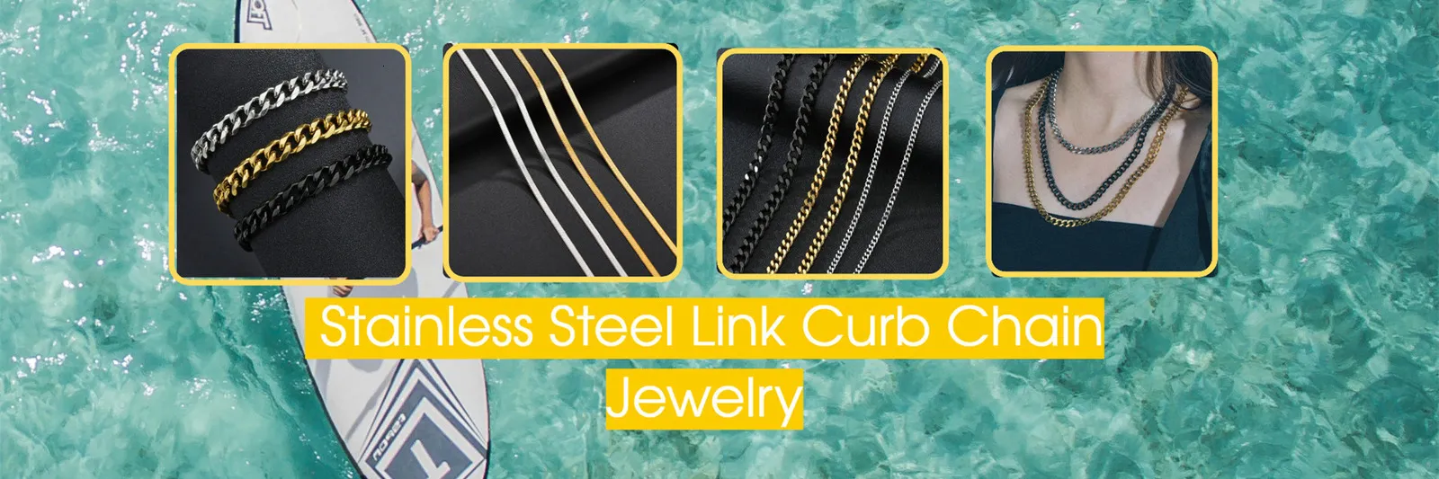 Edelstahl Cuban Link Armband Für Herren Im Punk Stil_voghion.com