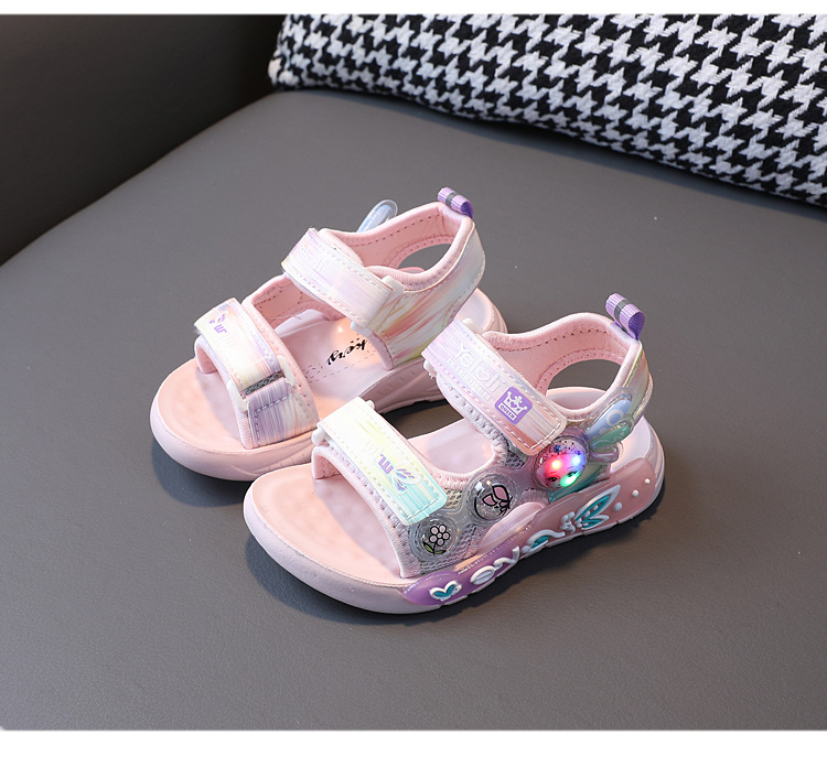 2023 Sommer wasserdichte Sandalen 1-6 Jahre alt 3 Mädchen Prinzessin weiche Sohle Strand Kinder leichte Schuhe_voghion.com