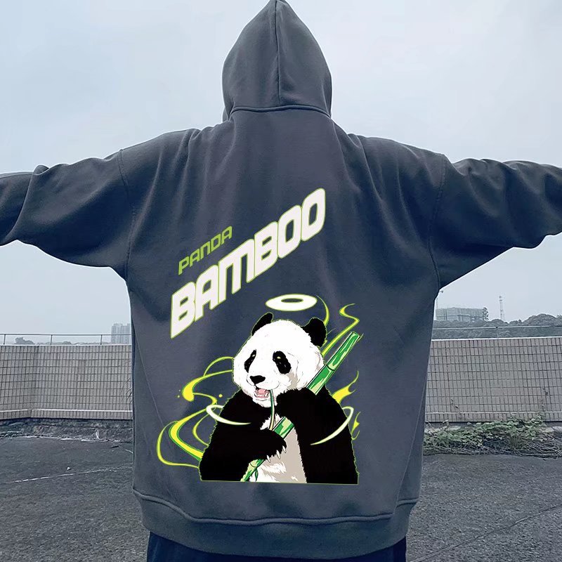 Explosive Street Sweater Men Wearing Hat, Large Size Cardigan, ins Hoodie, Fat Man Adding Weight, Spring and Autumn_voghion.com