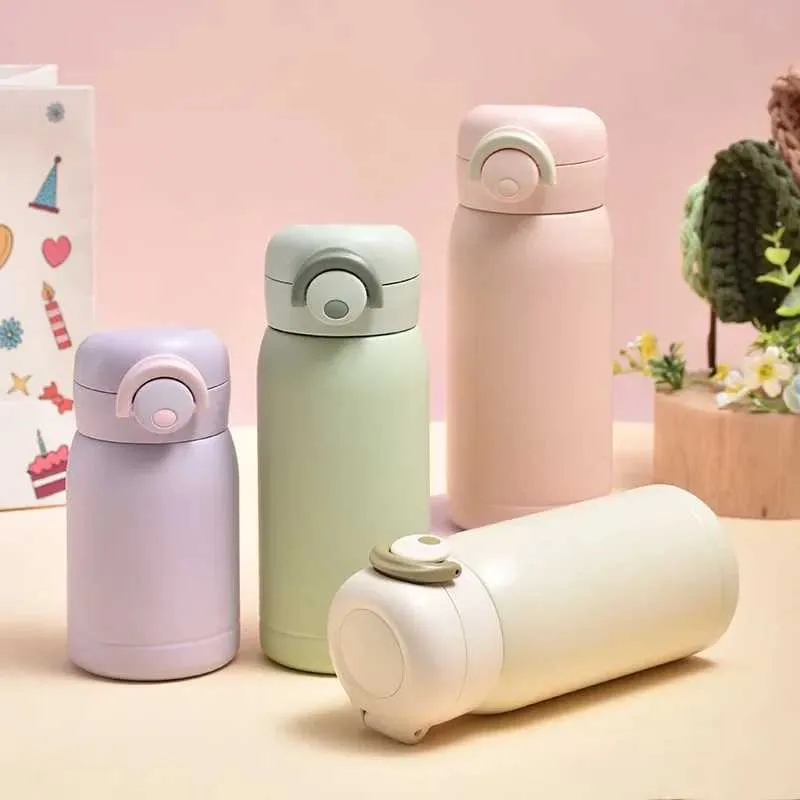 Mini Thermos 220ml/350ml Pocket Cup Stainless Steel Thermal Coffee G Vacuum Flask Insulated Hot Water Bottle Kids Gift_voghion.com