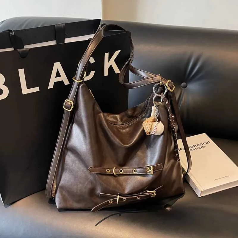 Ladies casual shoulder multifunctional practical large capacity ladies handbag zipper shopping cross bag Y241216_voghion.com