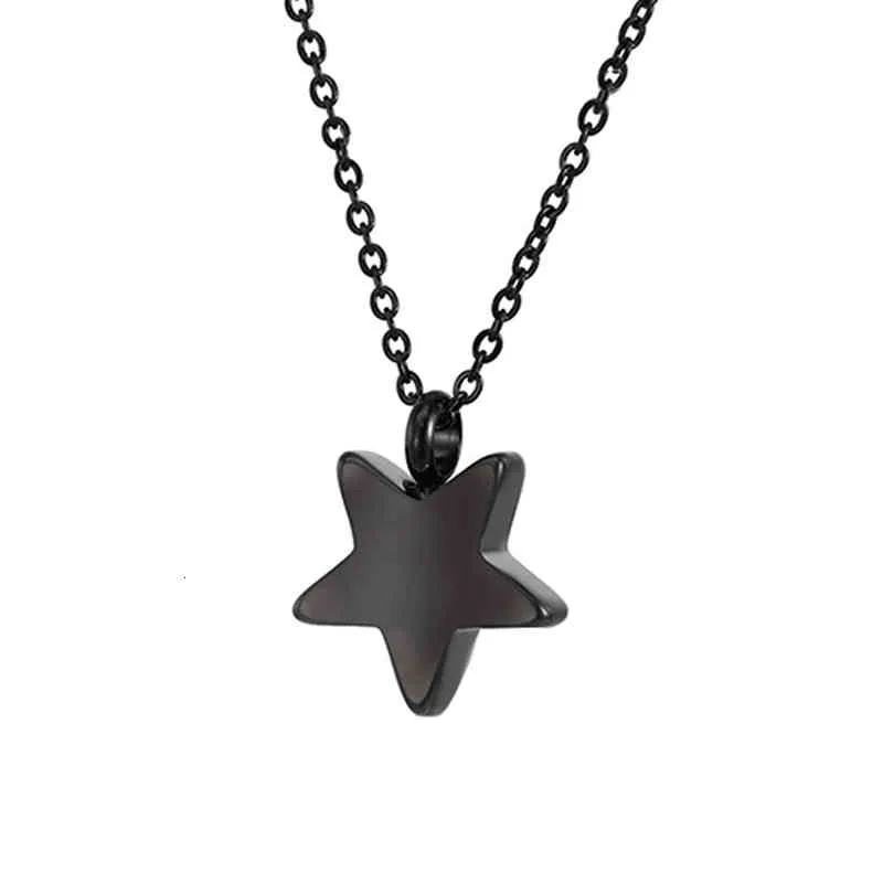 Gioielli per cremazione in acciaio inossidabile per ceneri, collana a forma di stella, ciondolo commemorativo per urna, ricordo per animali domestici, donne e uomini_voghion.com